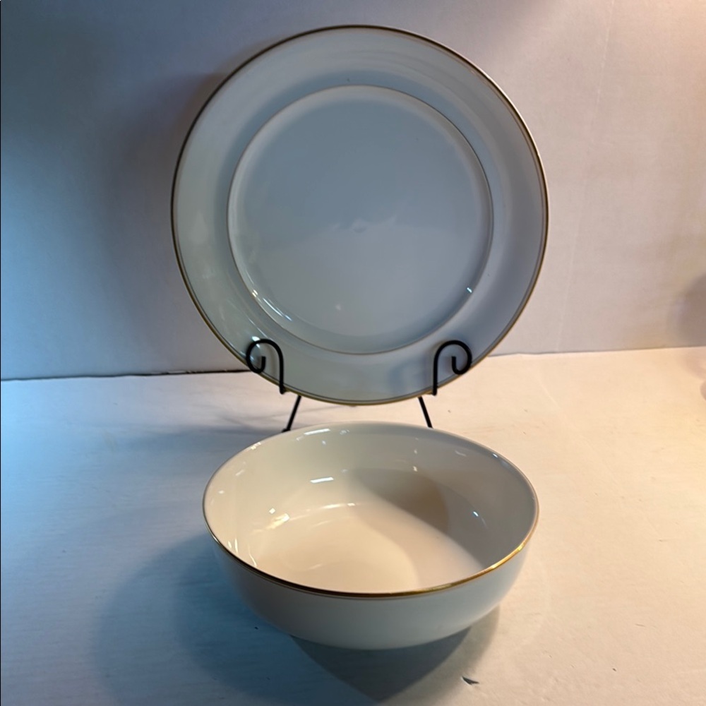 Mikasa Ivory and Gold Dinnerware Set
